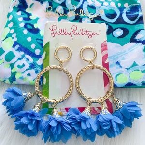 Cascading Petals in Coastal Blue